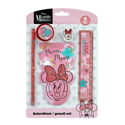 Afbeelding van Minnie Mouse Schrijfwarenset 5 Delig 4043946313311