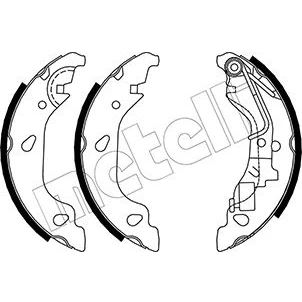 Afbeelding van Metelli Remschoen set 53 0080Y