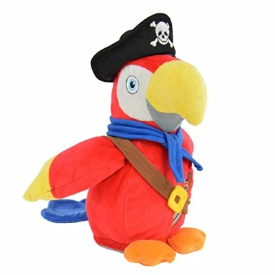 Afbeelding van Kögler 75915 Laber Piraten Papagei &quot;Parry&quot;, laboratorium met opname en weergavefunctie, plappert alles grappig beweegt circa 22,5 cm groot, ideaal als cadeau voor jongens meisjes.