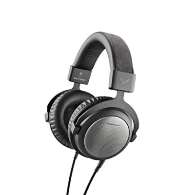 Afbeelding van T5 HiFi hoofdtelefoon met kabel, Tesla Technology, 32 Ohm, zwart
