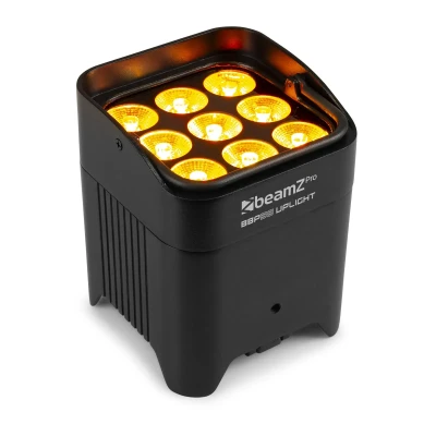Afbeelding van BeamZ Professional BBP59 uplight 9x multicolor LED’s &amp; verwisselbare