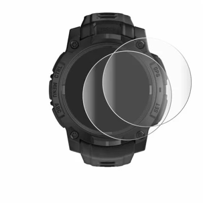 Afbeelding van BROTECT Screenprotector voor Garmin Instinct 3 Solar Tactical Edition (45 mm) Folie Beschermfolie transparant volledig dekking (2 Stuks)