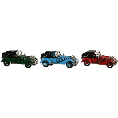 Afbeelding van Decoratieve figuren DKD Home Decor Blauw Rood Groen Vintage 16 x 7,5 7 cm (3 Stuks)