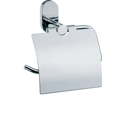 Afbeelding van WC rolhouder Kela Lucido Met Klep Silver Shining