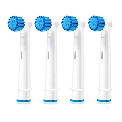 Afbeelding van Gevoelige tandenborstelkoppen compatibel met Braun Oral B elektrische tandenborstel 4 Pack
