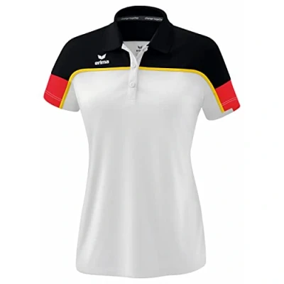 Afbeelding van CHANGE by erima polo dames wit/zwart/rood / 36