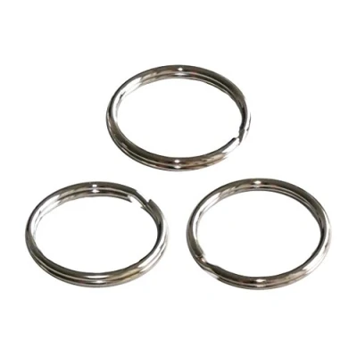 Afbeelding van WEDO 2623138 sleutelringen van gehard staal 100 stuks 38 mm zilver