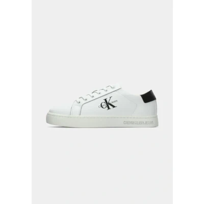 Afbeelding van Calvin Klein Jeans Sneakers laag, Heren, Maat: 45, Bright white Leer en imitatieleer