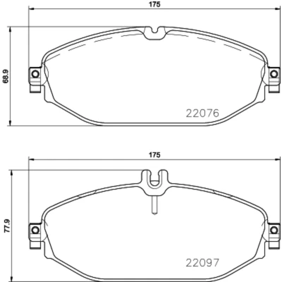 Afbeelding van Brembo Remblokset P 50 124