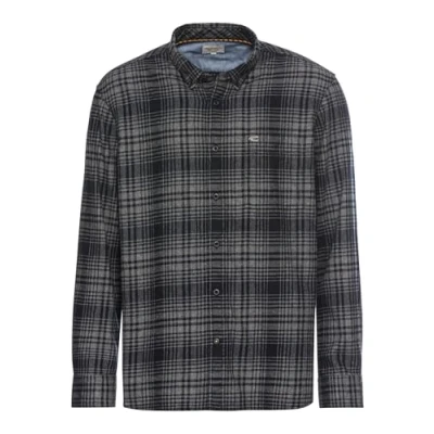 Afbeelding van camel active MIT Karomuster Overhemd, Heren, Maat: 3XL, Rock grey