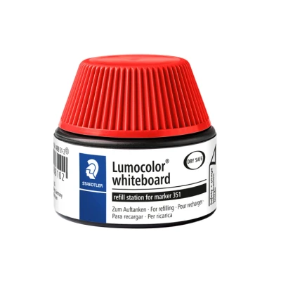 Afbeelding van Viltstiftvulling Staedtler Lumocolor whiteboard 30ml rood