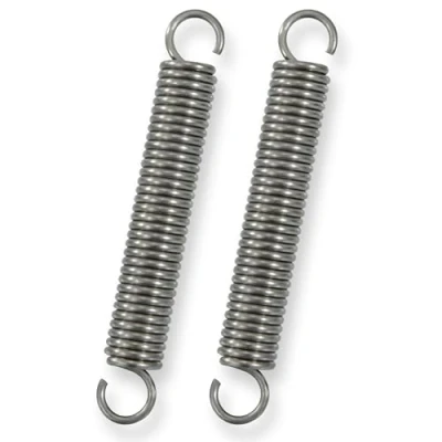 Afbeelding van GUNGY Trekveren 100 mm trekveer dubbele haak roestvrij staal draaddiameter 2,2 buitendiameter 15 trein 11,8 kg 2 stuks