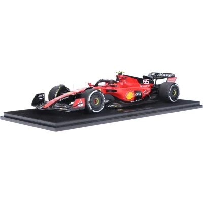 Afbeelding van Ferrari SF 23 Looksmart Modelauto 1:18 2023 Carlos Sainz Scuderia LS18F1052 Bahrain GP