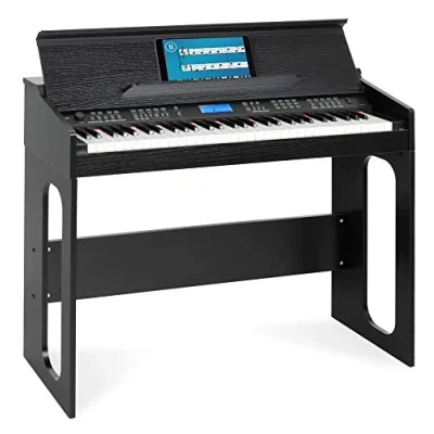 Afbeelding van FunKey DP 61 III Keyboard met toetsen in digitaal piano design Zwart