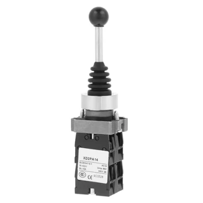 Afbeelding van XD2PA14 Joystickschakelaar, AC 380 V DC 220 4NO Vergrendeling In 4 Posities Zelfvergrendelende Kruisschakelaar Joystickschakelaar Met ééN Hendel Joystick