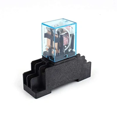Afbeelding van AC 220V Spoel Vermogen Relais 8 Pins 10A met Socket DPDT LY2NJ HH62P HHC68A 2Z