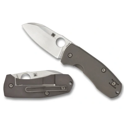 Afbeelding van Spyderco Techno 2 Titanium CTS XHP PE