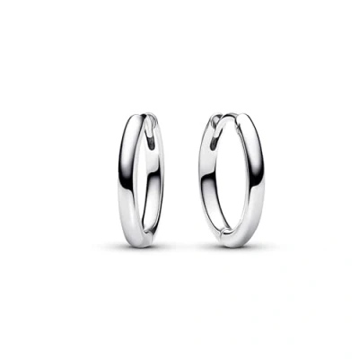 Afbeelding van Pandora 293355C00 Hoops Oorbellen inStock horloge Zilverkleur