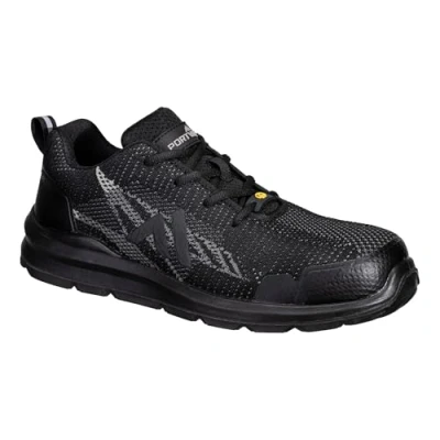 Afbeelding van Composiet Textiel trainer S1PS ESD SR FO maat 36, Black/Zoom Grey