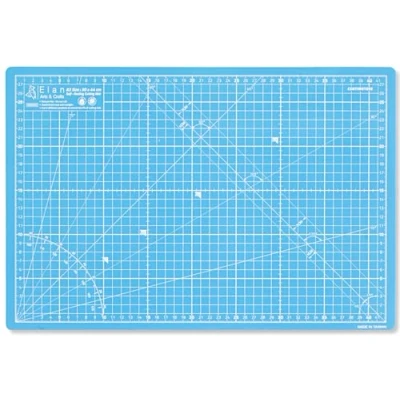 Afbeelding van Elan 5 laagse Snijmat Blauw A3, Zelfherstellende 3 mm Snijmat, Knutselmat met Dubbelzijdig Raster, Metrische Snijonderlegger voor Quilten, Naaien, Patchworken, Scrapbooken, enz. 44 x 30 cm