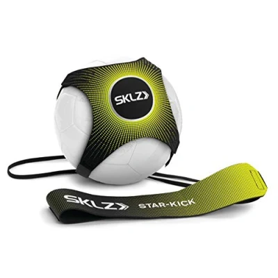 Afbeelding van SKLZ Star Kick Solo Verstelbare Voetbal Trainer Trainen Traintool Voetbaltraining Geel