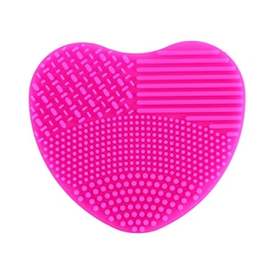 Afbeelding van Penseelreiniger, 7 kleuren make up borstel reiniger silicone hart handschoen reiniging cosmetische plank wassen was(07)