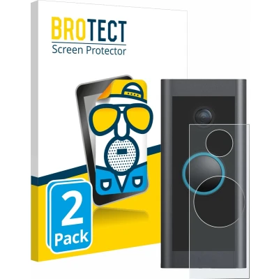 Afbeelding van BROTECT Screenprotector voor Ring Video Doorbell Wired Folie Beschermfolie matte (2 Stuks)
