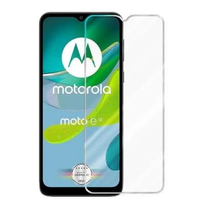 Afbeelding van Cadorabo 3x Screenprotector geschikt voor Motorola Moto E13 Beschermende Pantser Film in Getemperd (Tempered) Display beschermend glas 9H hardheid met 3D Touch
