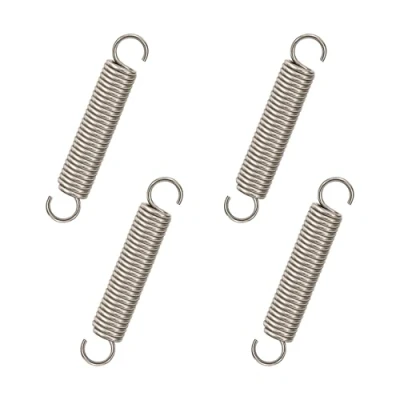 Afbeelding van GUNGY Trekveren 60 mm trekveer dubbele haak roestvrij staal draaddiameter 1,6 buitendiameter 10 trekken 8 kg 4 stuks