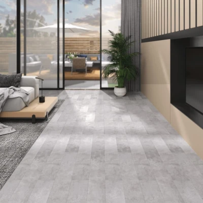 Afbeelding van Vloerplanken zelfklevend 5,02 m² 2 mm PVC aardegrijs
