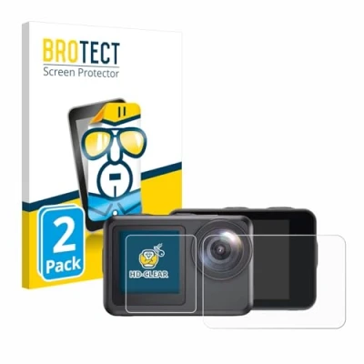 Afbeelding van BROTECT Screenprotector voor Akaso Brave 7 LE Folie Beschermfolie transparant (2 Stuks)