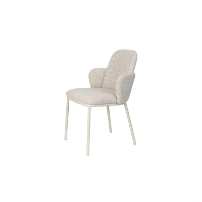 Afbeelding van Puur Heather armstoel lichtbeige Stof
