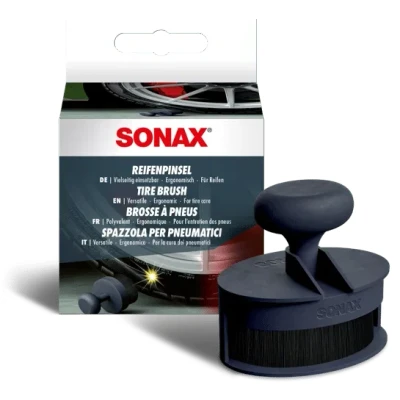 Afbeelding van Sonax Bandenkwast Voor nauwkeurig aanbrengen en verdelen Vlekvrije afwerking In praktische opbergdoos
