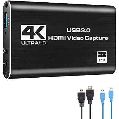 Afbeelding van XIYANG Audio Video, 4K USB 3.0 Capture Adapter Video Converter voor Gaming Streaming opname