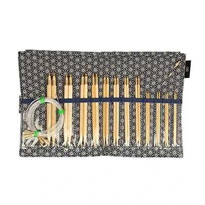 Afbeelding van Seeknit Shirotake verw. rondbreinaaldenset STD blauw.
