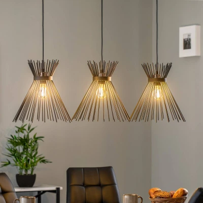 Afbeelding van Moderne Hanglamp 3x E27 fitting Metaal Tavira