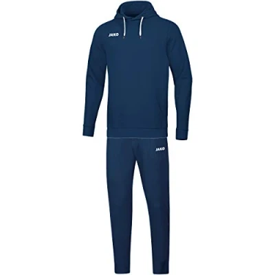 Afbeelding van JAKO Basisjoggingpak Met Sweatshirt Capuchon, Uniseks Kind, Marien, 140