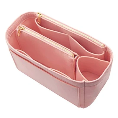 Afbeelding van LEXSION Tasorganizer, vilt, inzetstuk met rits, voor draagtas, Speedy Neverfull PM MM, Large