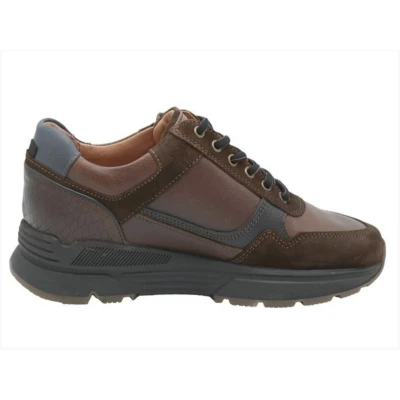 Afbeelding van Australian Sneaker Connery Wijdte H 15.1646.03 D43 Cognac Black maat 40