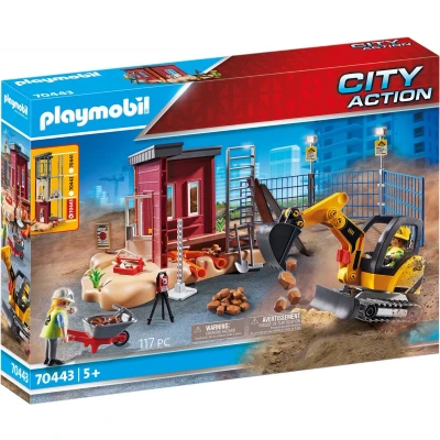 Afbeelding van Playmobil CITY Action MINI Graafmachine Speelgoed voor kinderen, Maat: One Size, Multicolor