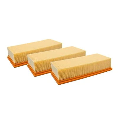 Afbeelding van vhbw 3 x vlakfilter filter vervanging voor 6.904 283.0 Kärcher nat /droogzuiger NT 65/2 Ap, Eco, Eco Tc, 72/2 75/2 Ap Me Tc
