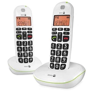 Afbeelding van Doro Phone Easy Duo Telefoon Wit