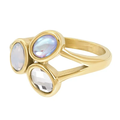 Afbeelding van iXXXi Fame Vivre Goudkleurig Dames Ring 18mm