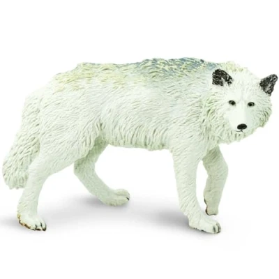 Afbeelding van Safari Wilde Dieren Witte Wolf Junior 9,3 Cm Wit