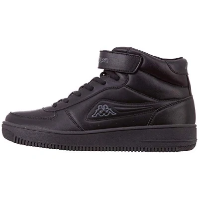 Afbeelding van Kappa Unisex Bash Mid sneakers, zwart, 37 EU