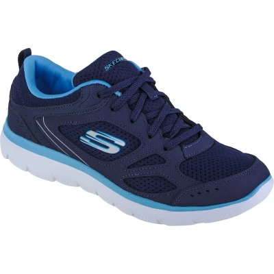 Afbeelding van Skechers Summits Sneakers laag, Dames, Maat: 40, Blue Leer en textiel