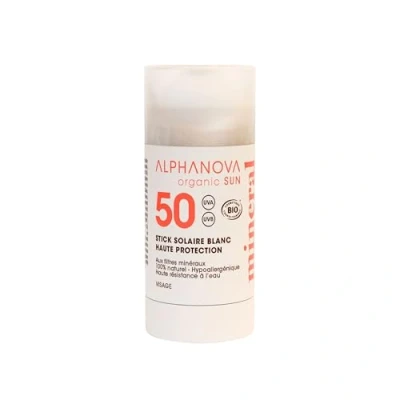 Afbeelding van Alphanova Sun stick SPF50+ blanc bio 17ml