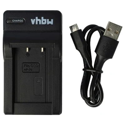 Afbeelding van Camera acculader compatibel met Casio NP 70 accu VHBW