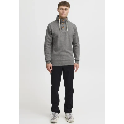 Afbeelding van Solid Sdtriptroyer Sweater, Heren, Maat: Small, Grey melange