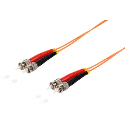Afbeelding van Shiverpeaks S/CONN maximale connectiviteit glasvezel duplex patchkabel ST/ST 50/125µ, OM2, 2,0m (S/UTP, CAT6a, 2 m), Netwerkkabel